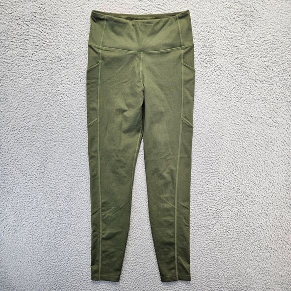 FIGS Leggings Womens Small Green 300 Performance Legging High Rise - Picture 1 of 9